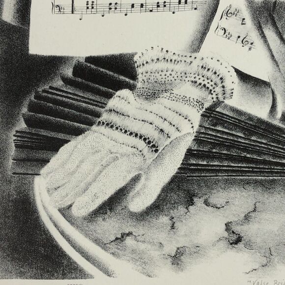 Minnetta Good Valse Brillante 1930s Art Print Treasury Collection Sketch WPA Vtg - Picture 3 of 12